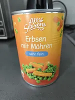 Erbsen mit Möhren