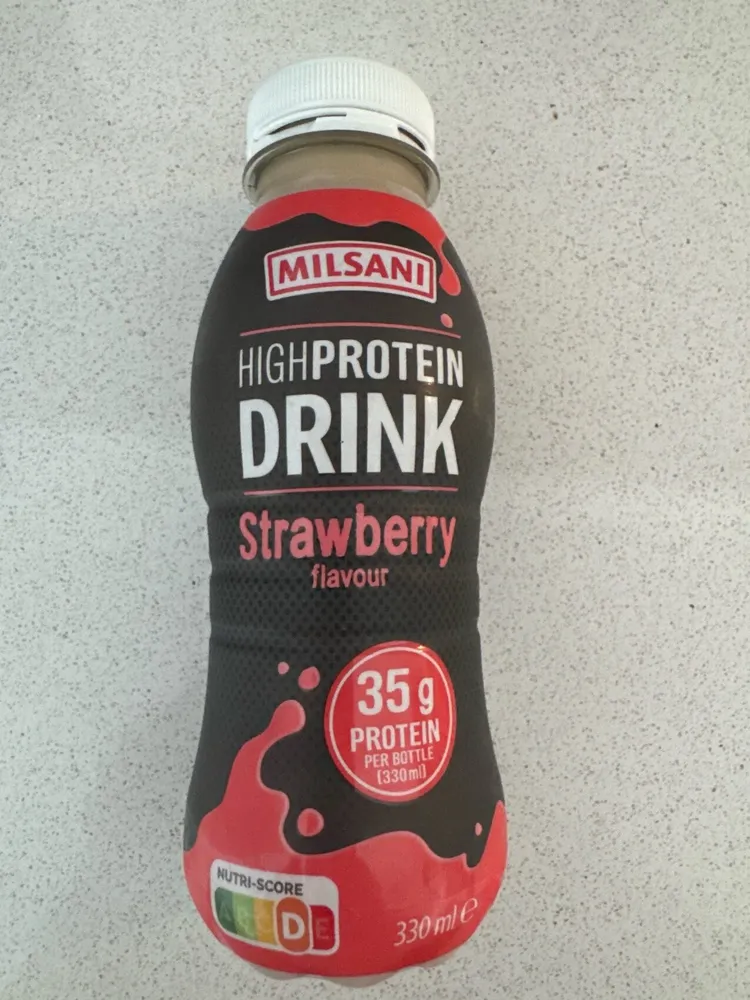 High Protein Drink Strawberry