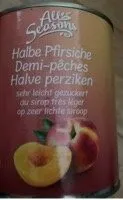 Halbe Pfirsiche