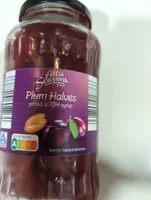 Plum Halves Pitted In Light Syrup