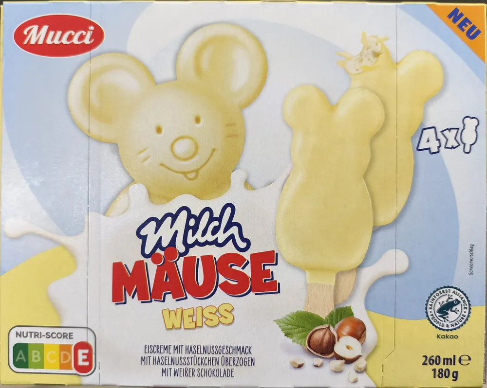 Milch Mäuse Weiss