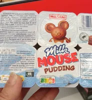 Milk mouse pudding