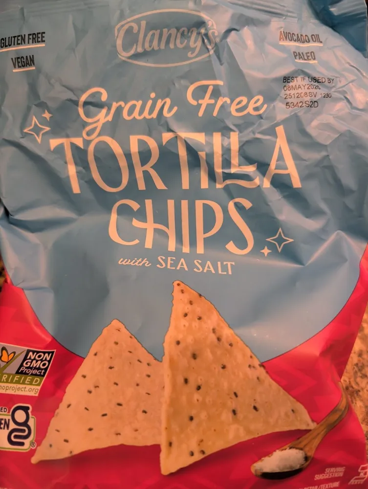 Grain Free Tortilla Chips with Sea Salt