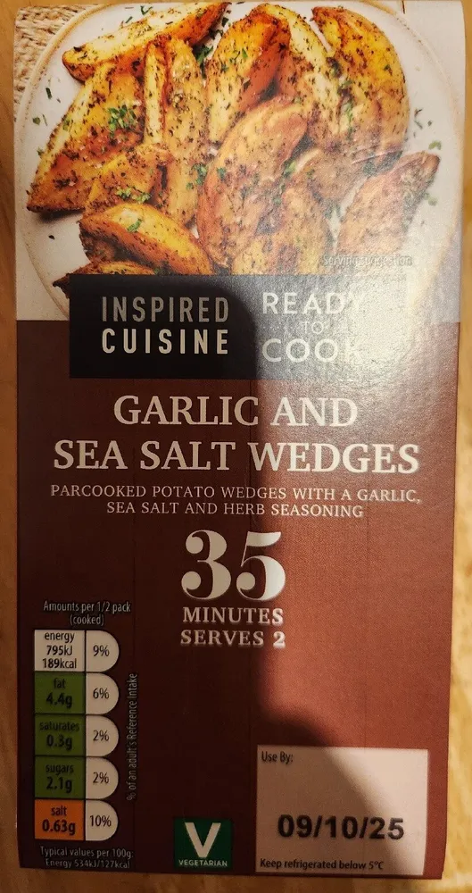 Garlic And Sea Salt Wedges
