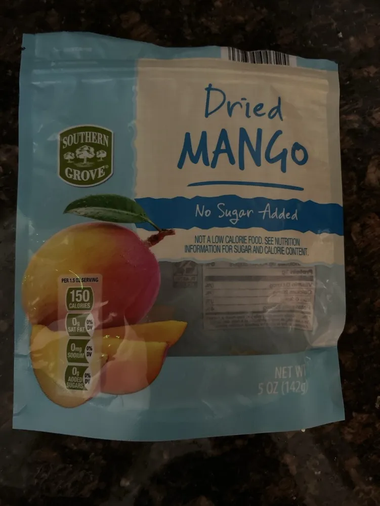 Aldi Dried mango No Sugar Added