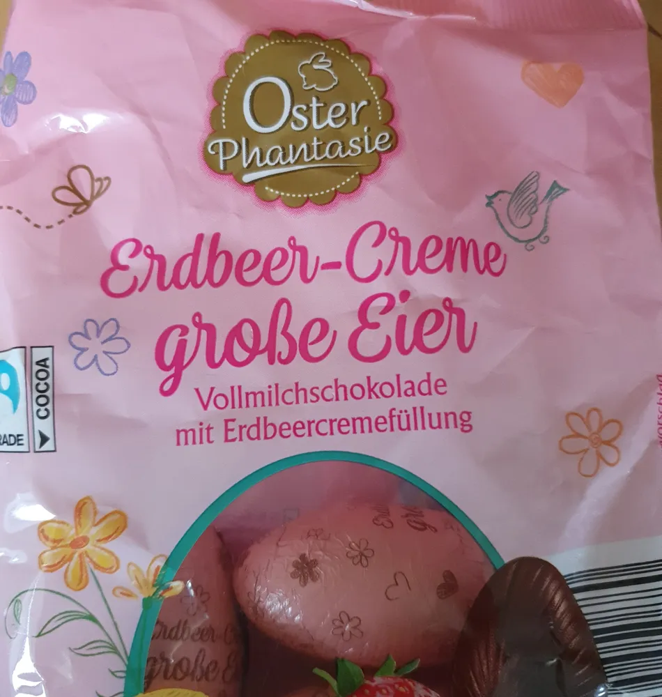 Erdbeer-Creme große Eier