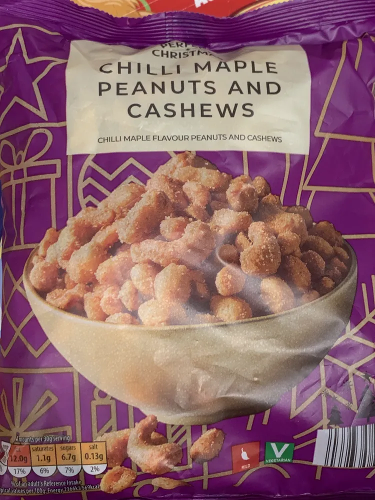 Chilli Peanuts and Cashews