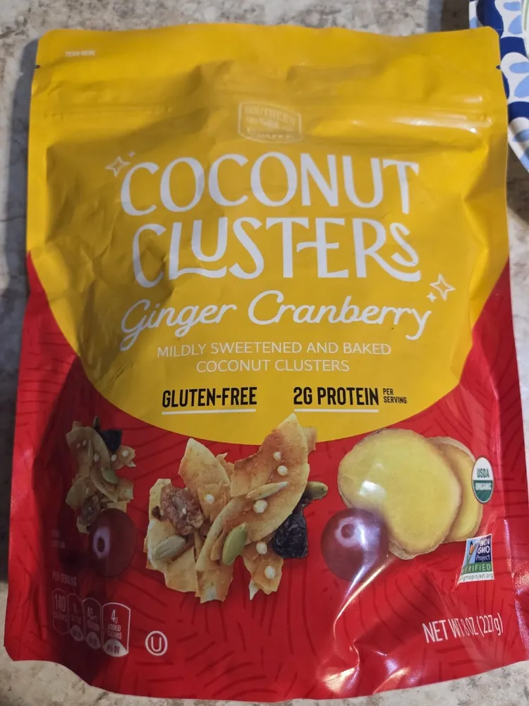 Coconut Clusters Ginger Cranberry