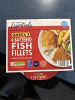 4 Battered Fish Fillets