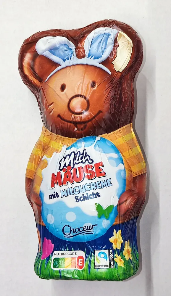 Milchmäuse Ostermaus mit Milchcreme-Schicht