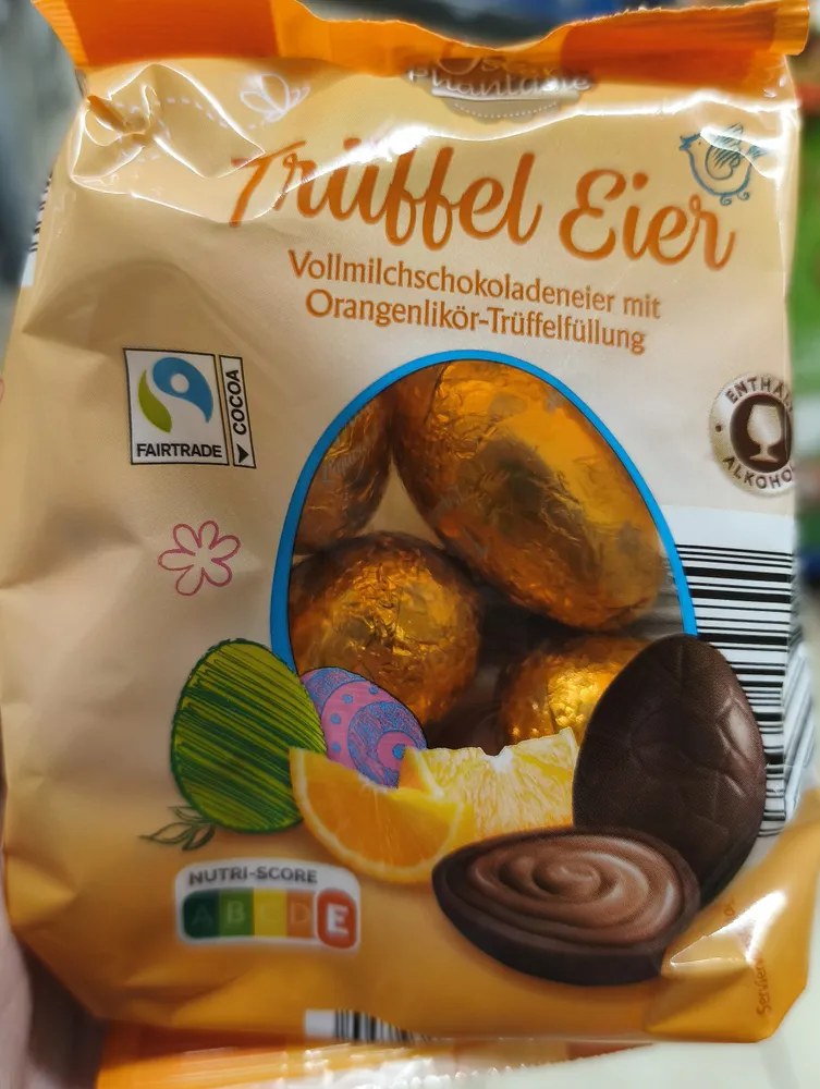 Trüffel Eier Orangenlikör