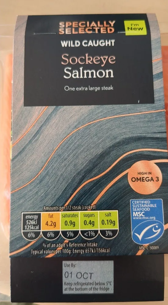 Wild Caught Sockeye Salmon
