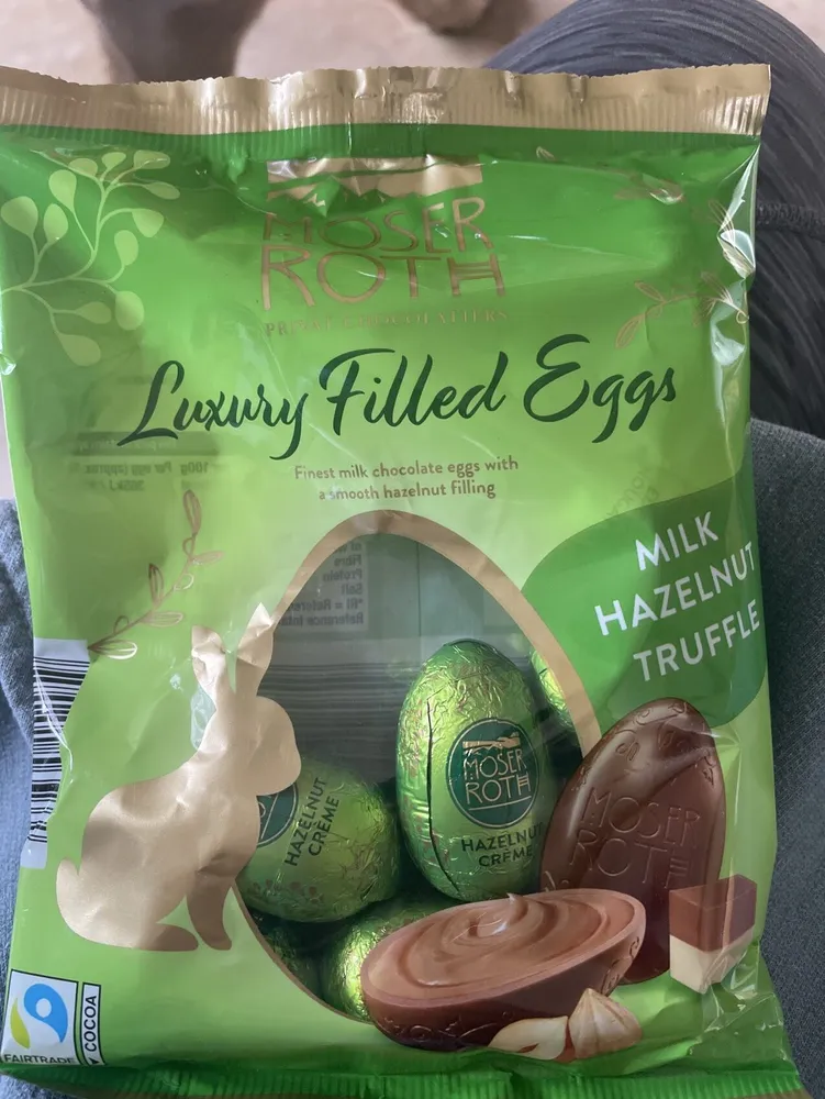 Milk Hazelnut Truffle - Luxury Filled Eggs
