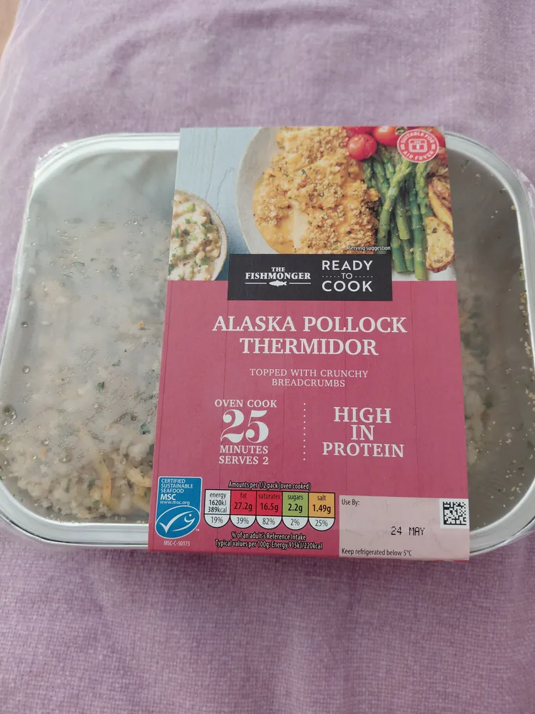 Alaska Pollock Thermidor