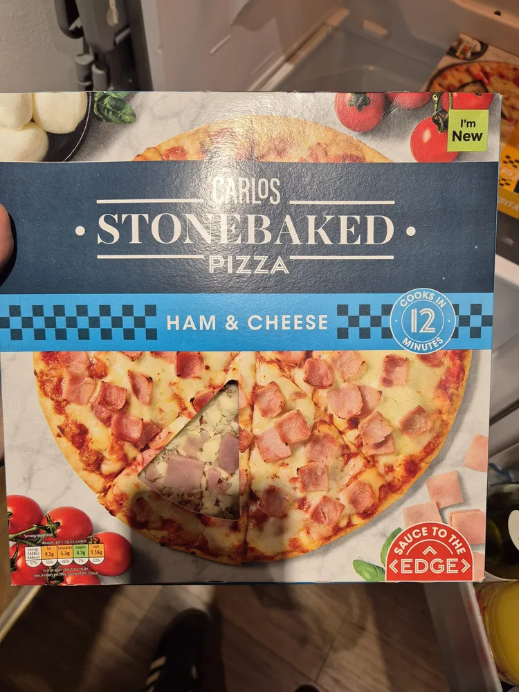 Ham and Cheese Pizza