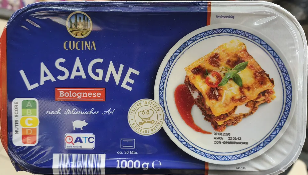 Lasagne Bolognese