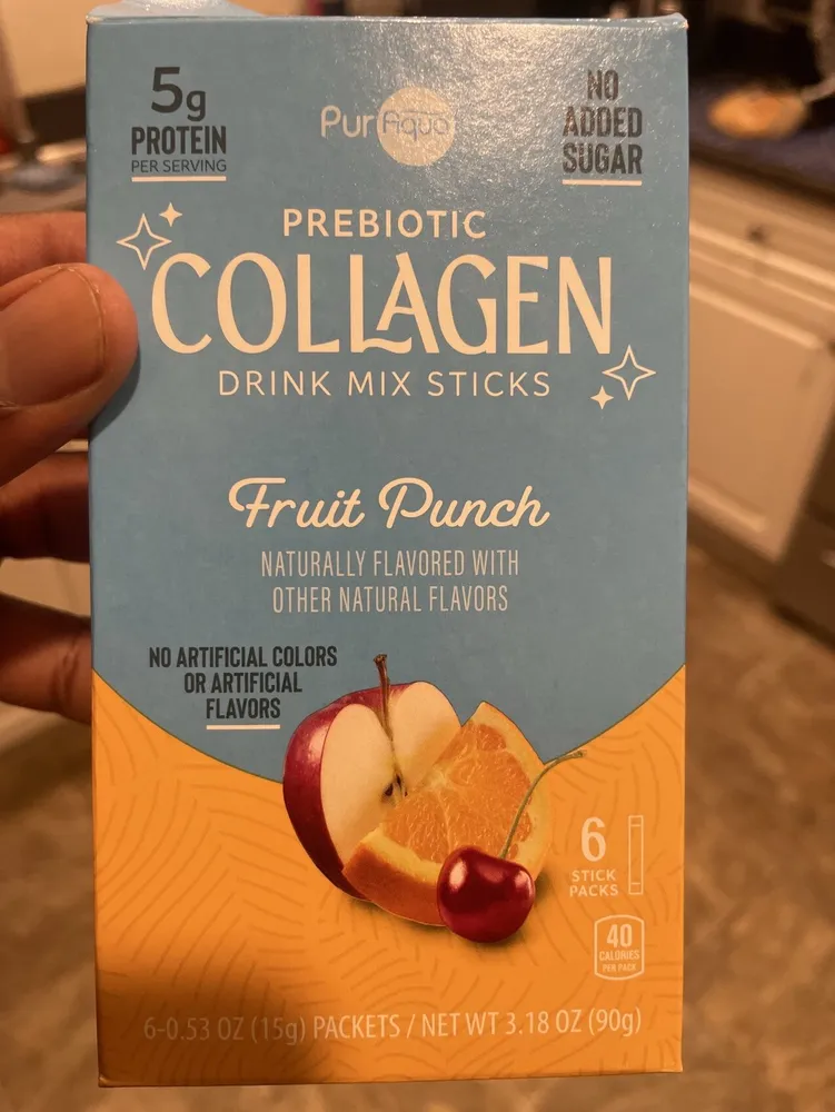 PREBIOTIC COLLAGEN DRINK MIX STICKS Fruit Punch