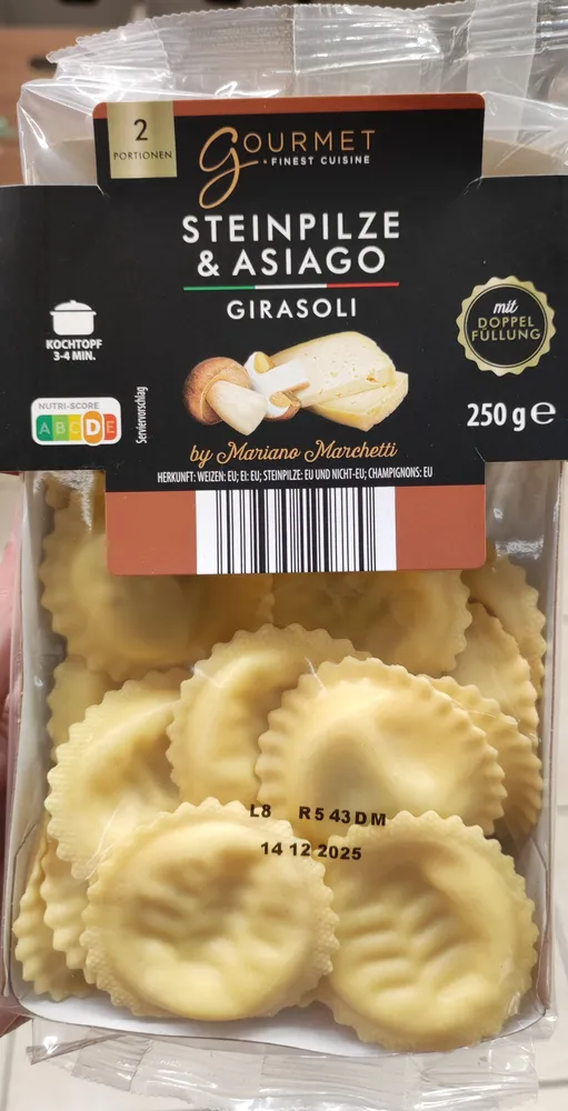 Steinpilze & Asiago Girasoli