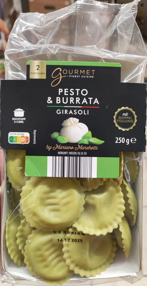 Pesto & Burrata Girasoli