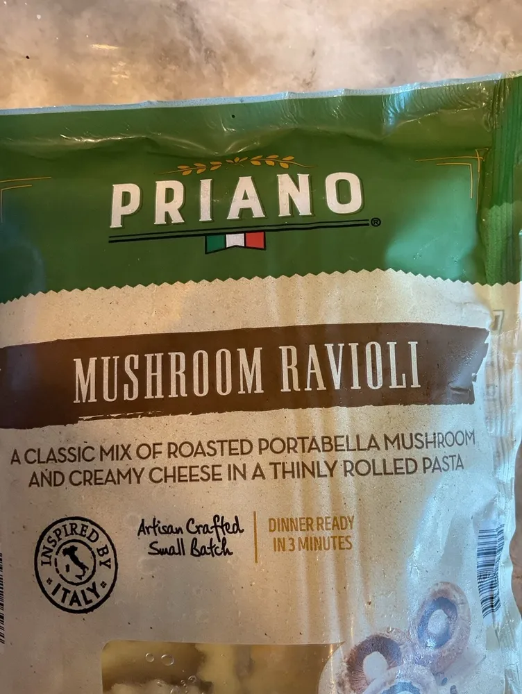 Mushroom Ravioli