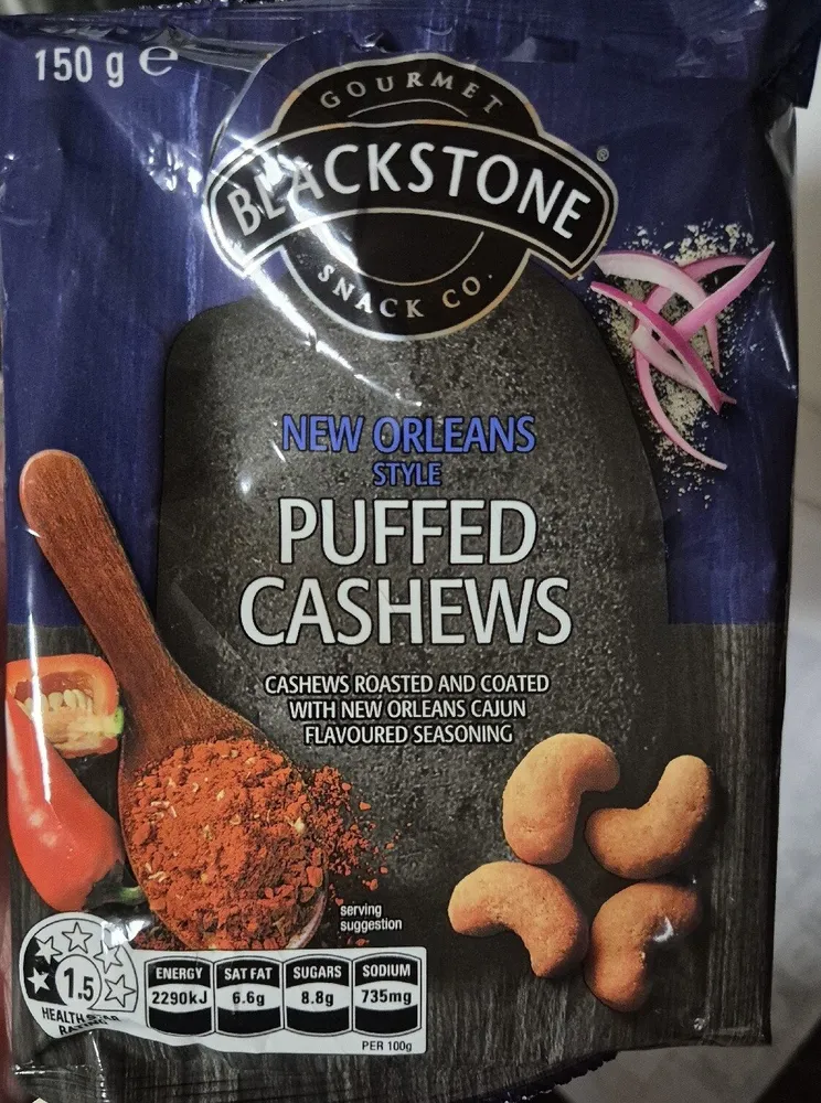 New Orleans Style Puffed Cashews