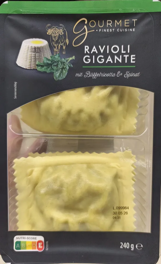 Ravioli Gigante Büffelricotta & Spinat