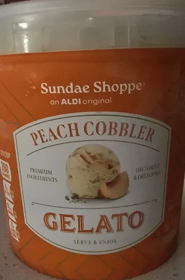 Peach Cobbler Gelato