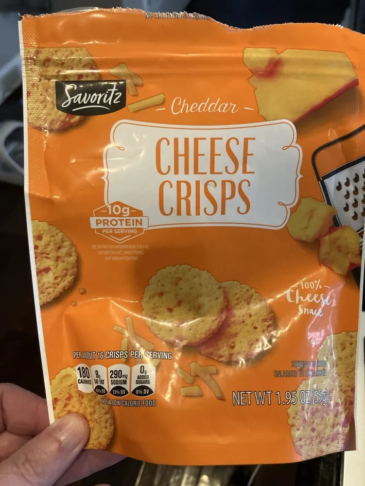 Cheese Crisps - Cheddar