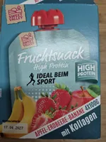 Fruchtmus Apfel Erdbeere Banane Mit Protein