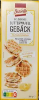 Belgische Butterwaffel Gebäck Vanillecremefüllung