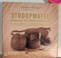 Stroopwafel Chocolate Ice Cream Sandwiches