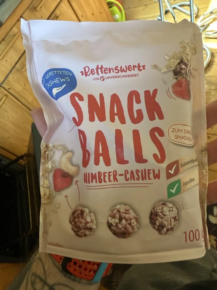 Snack Balls Himbeer Cashew