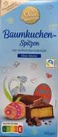 Baumkuchen-Spitzen Vollmilchschokolade