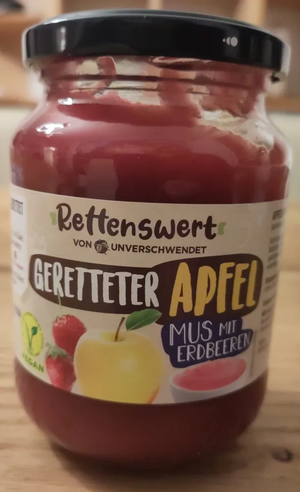 Apfel Mus Mit Erdbeeren