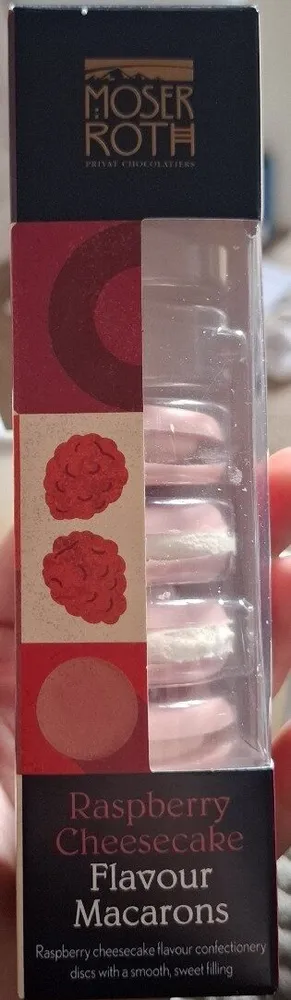 Raspberry Cheesecake Flavour Macarons