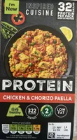 Protein chicken & chorizo paella