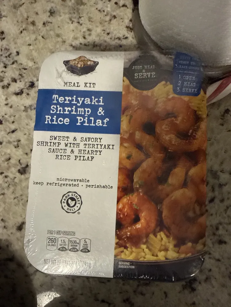Teriyaki Shrimp And Rice Pilaf