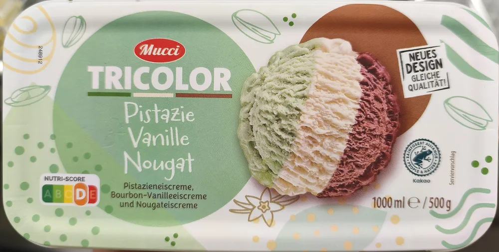 Tricolor Pistazie Vanille Nougat