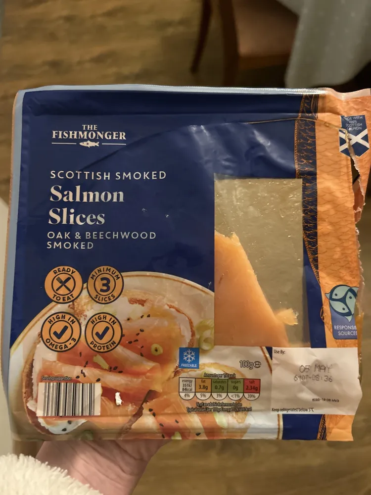 Scottish Smoked Salmon Slices