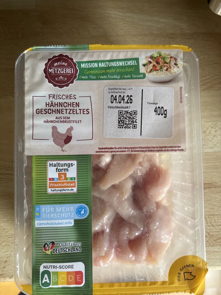 Hähnchen Geschnetzeltes
