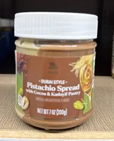 Dubai Style Pistachio Spread with Cocoa & Kadayif Pastry