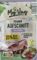 Veganer Aufschnitt Grillgemüse