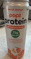 Popz Protein Sparkling Beverage - Peach Mango