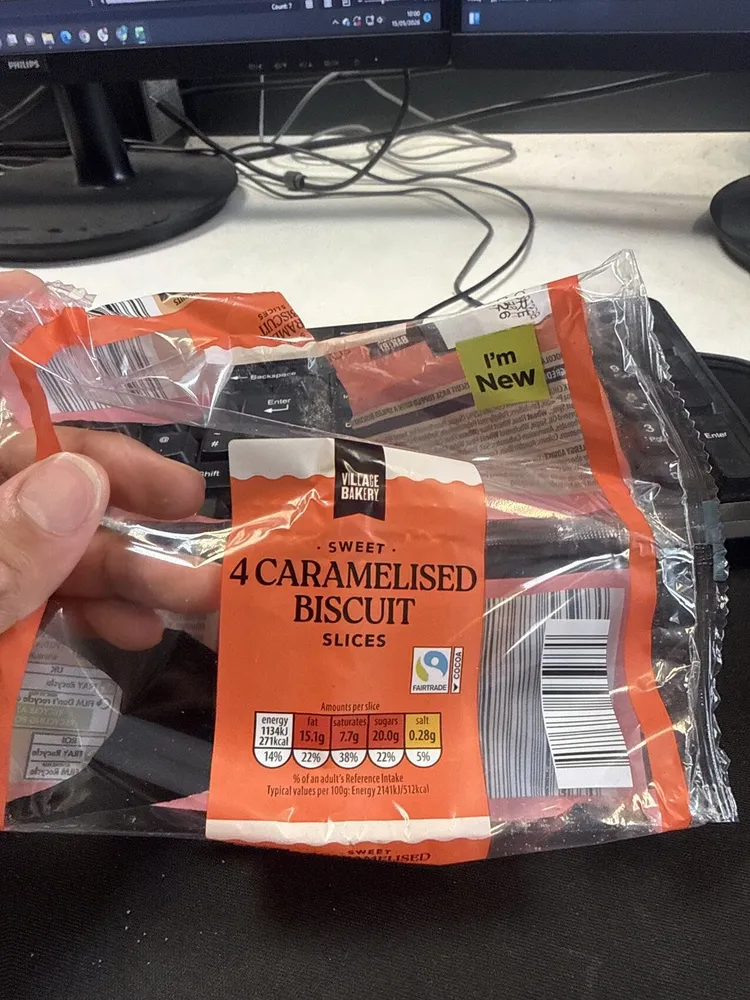 4 Caramelised Biscuit Slices