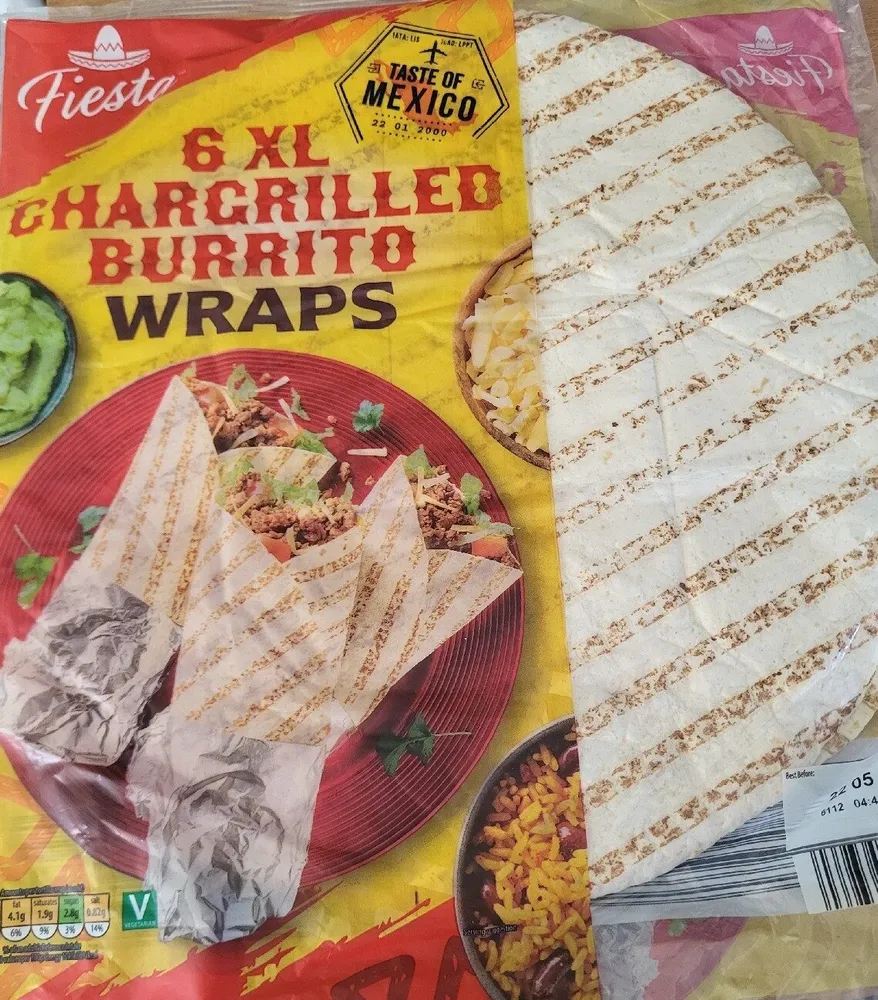 CHARGRILLED BURRITO WRAPS
