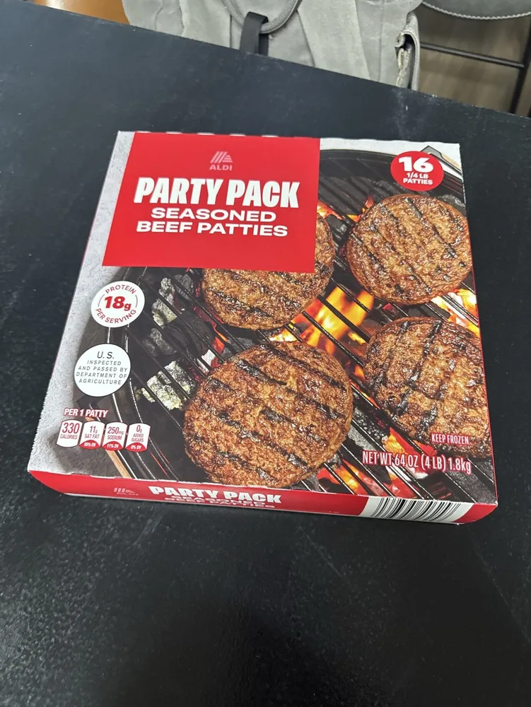 Party Pack Beef Patties