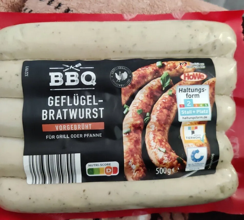 Geflugel bratwurst