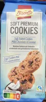 Soft premium cookies Milk chocolate & coconut