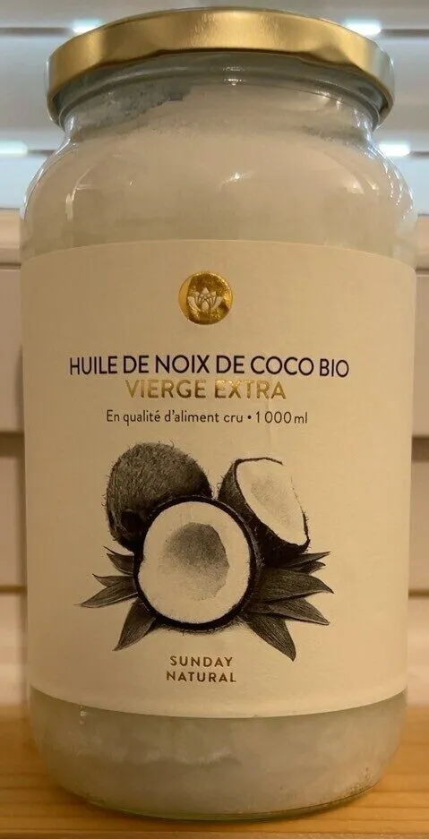 HUILE DE NOIX DE COCO BIO VIERGE EXTRA