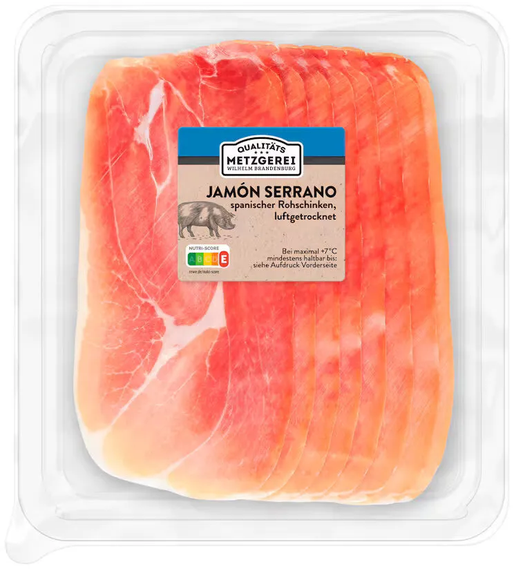 Jamón Serrano spanischer Rohschinken luftgetrocknet